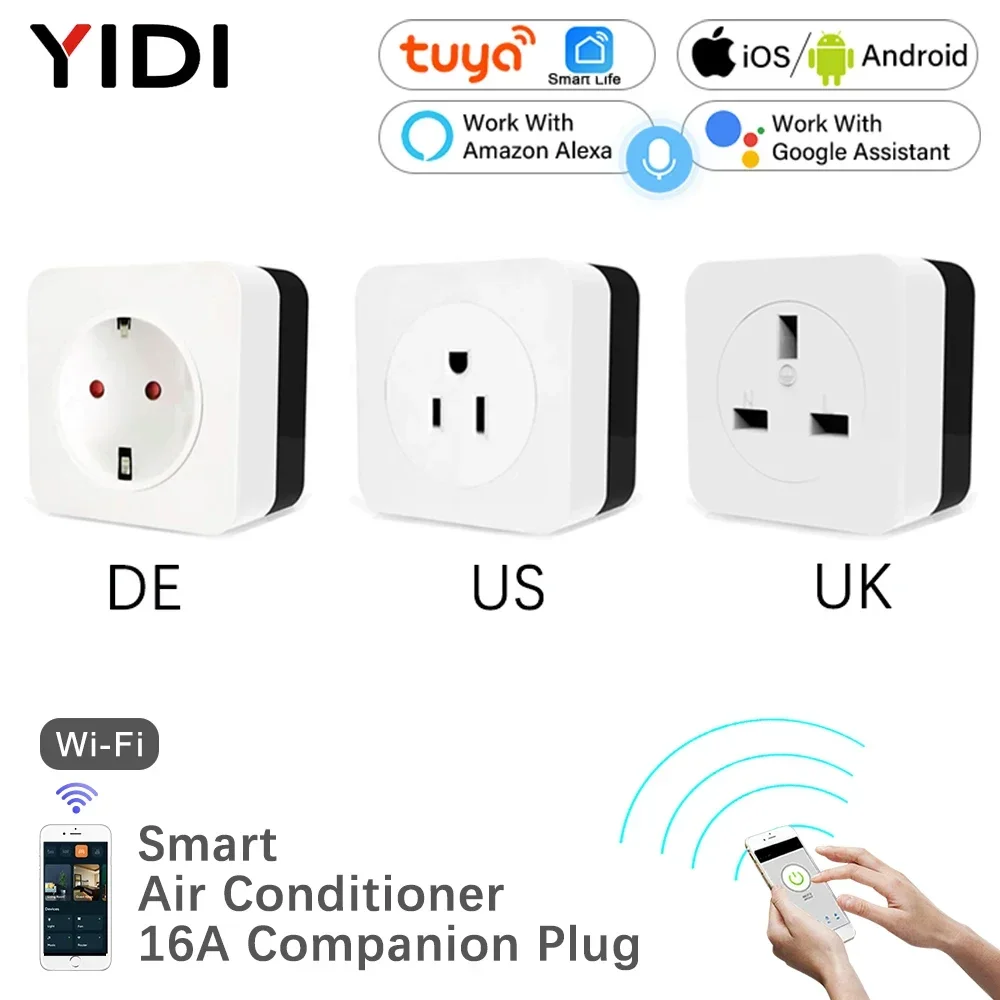 Smart Socket 16A Tuya App - 16A Tuya WiFi Smart Plug Socket