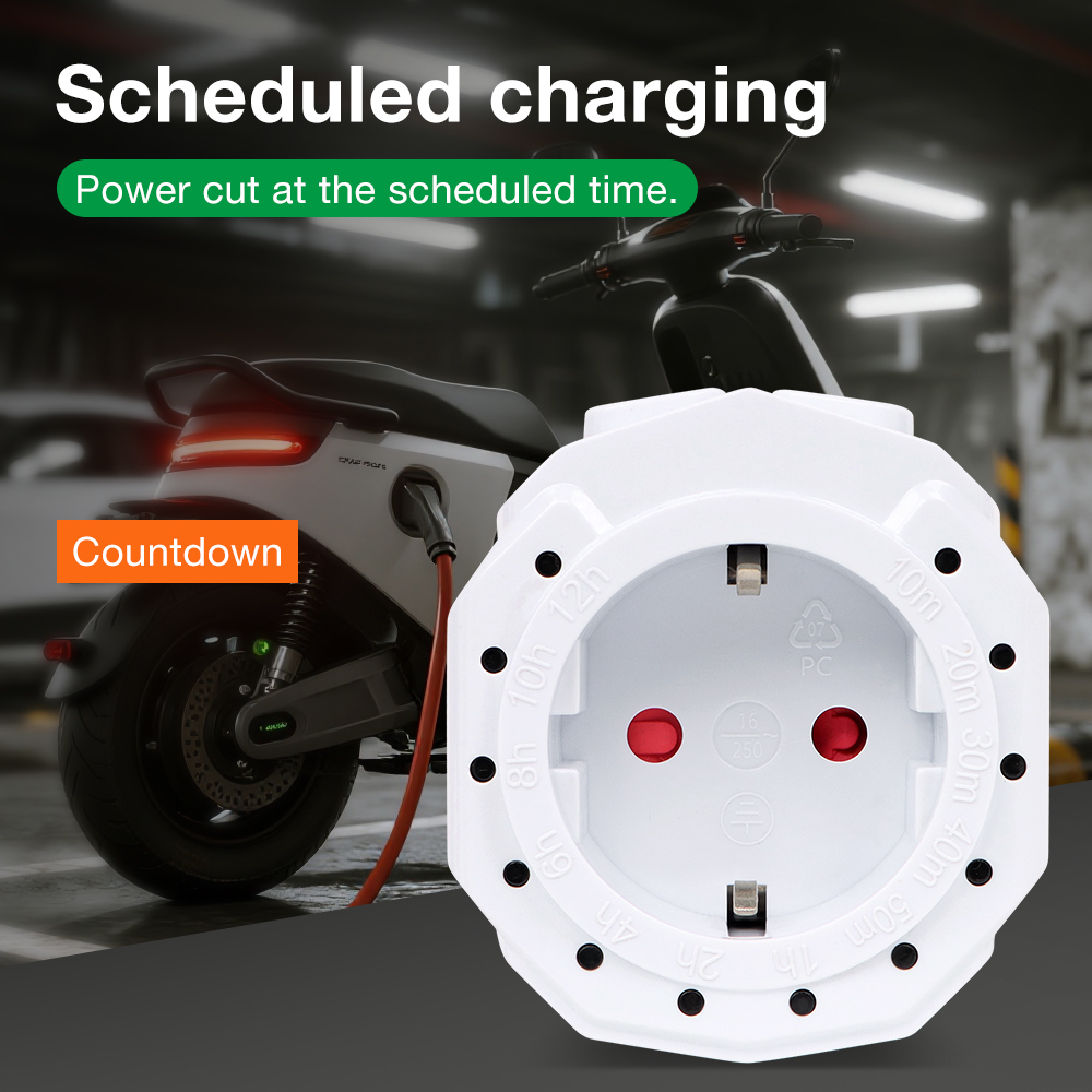 Smart Socket With Timer Countdown - 24 Hours Timer Switch Timer Socket