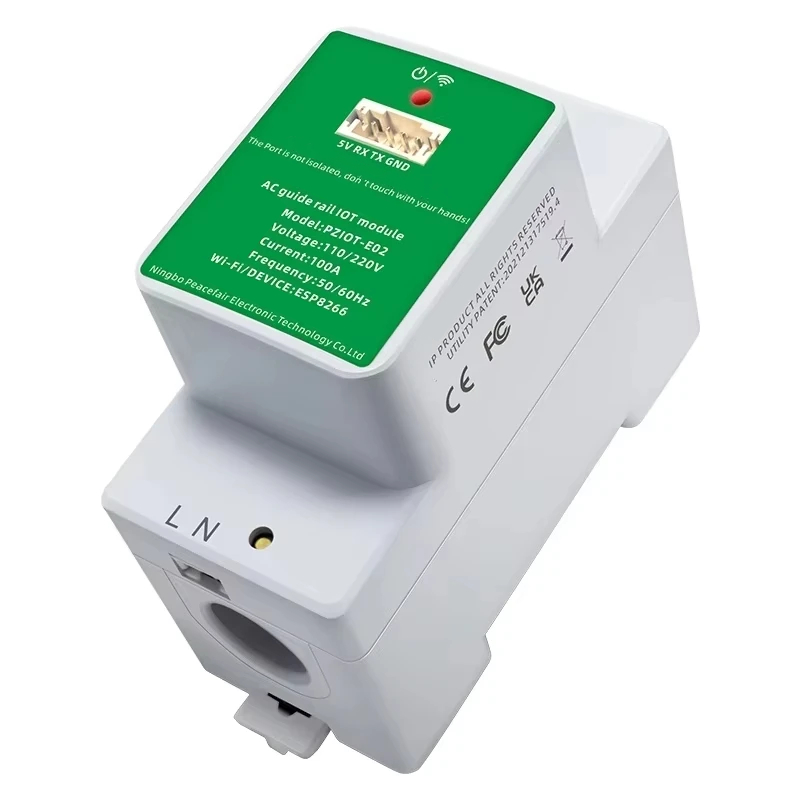 Energy Meter Din Rail Wifi - Tasmota WiFi Energy Power Meter AC