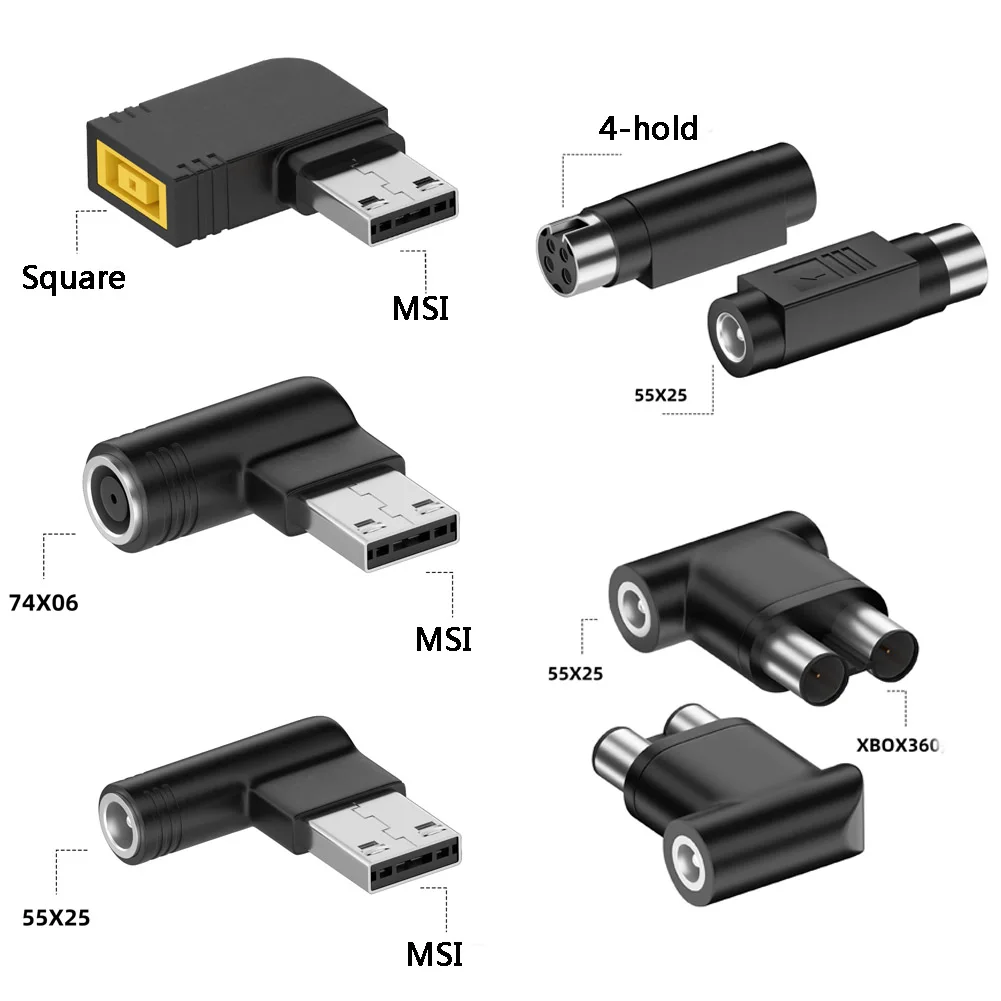 Smart Plug Matter Thread - DC Square DC7.4*5.0mm to MSI 8P