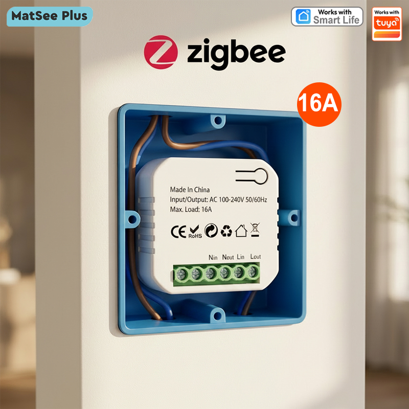 Smart Plug Zigbee 16A - Smart Life ZigBee Socket Switch Relay