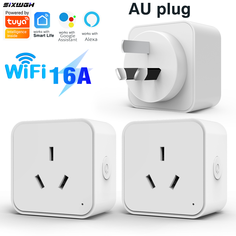 Smart Plug Energy Monitoring Wifi - WiFi Tuya AU Plug Smart Socket,