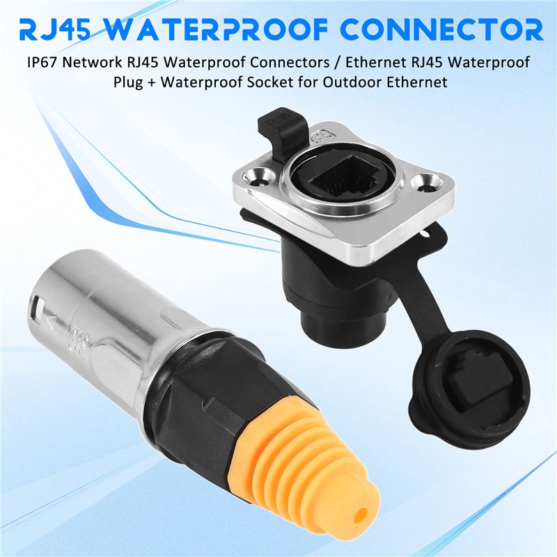 Smart Plug Outdoor Waterproof - Smart-IP67 Network RJ45 Waterproof Connectors /
