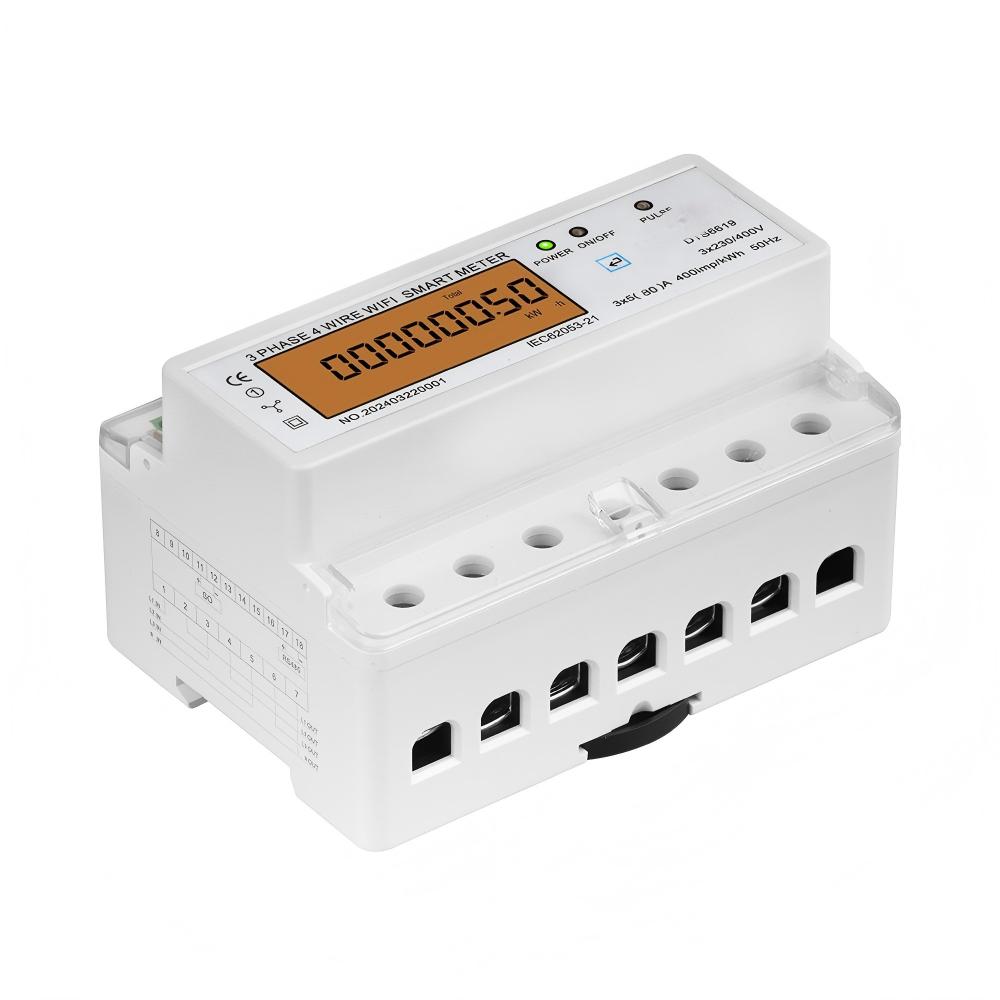 3 Phase 4 Wire WiFi Smart Ener - огляд і ціна Energy Meter Din Rail Wifi