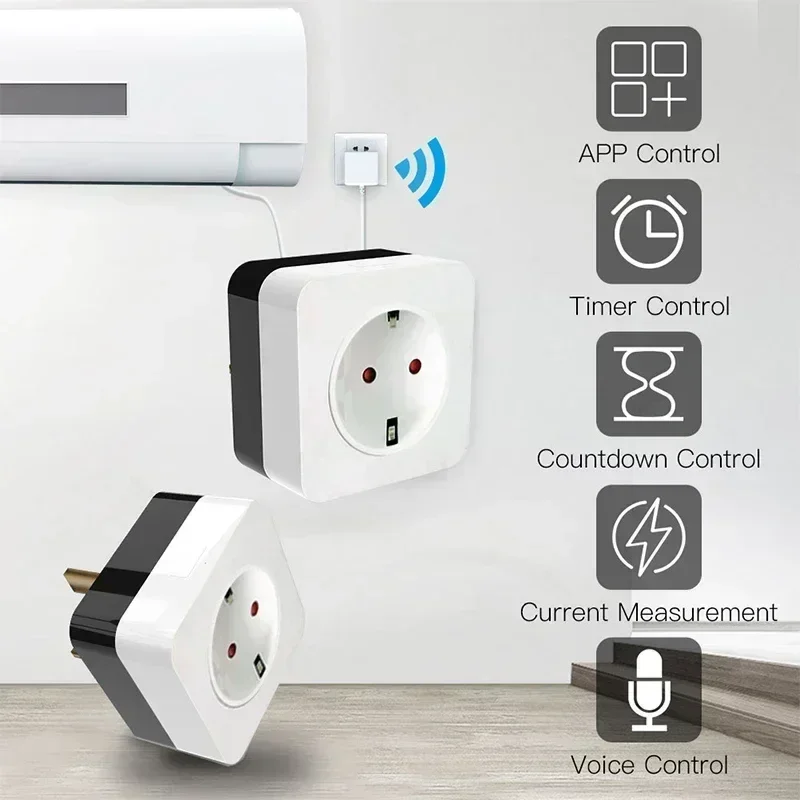 16A Tuya WiFi Smart Plug Socke - огляд і ціна Smart Socket 16A Tuya App