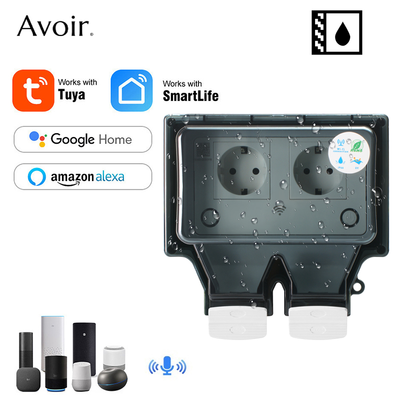Avoir Tuya Wall Electrical Soc - огляд і ціна Smart Plug Outdoor Waterproof