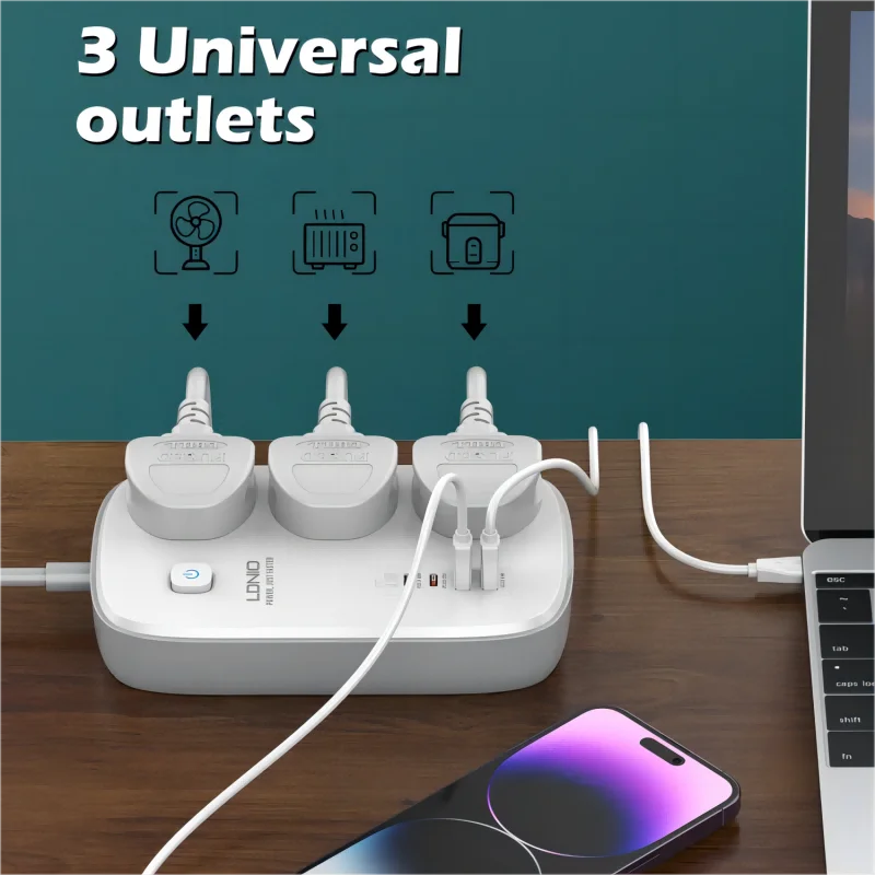 LDNIO Universal Power Strip wi - огляд і ціна Smart Plug Surge Protector