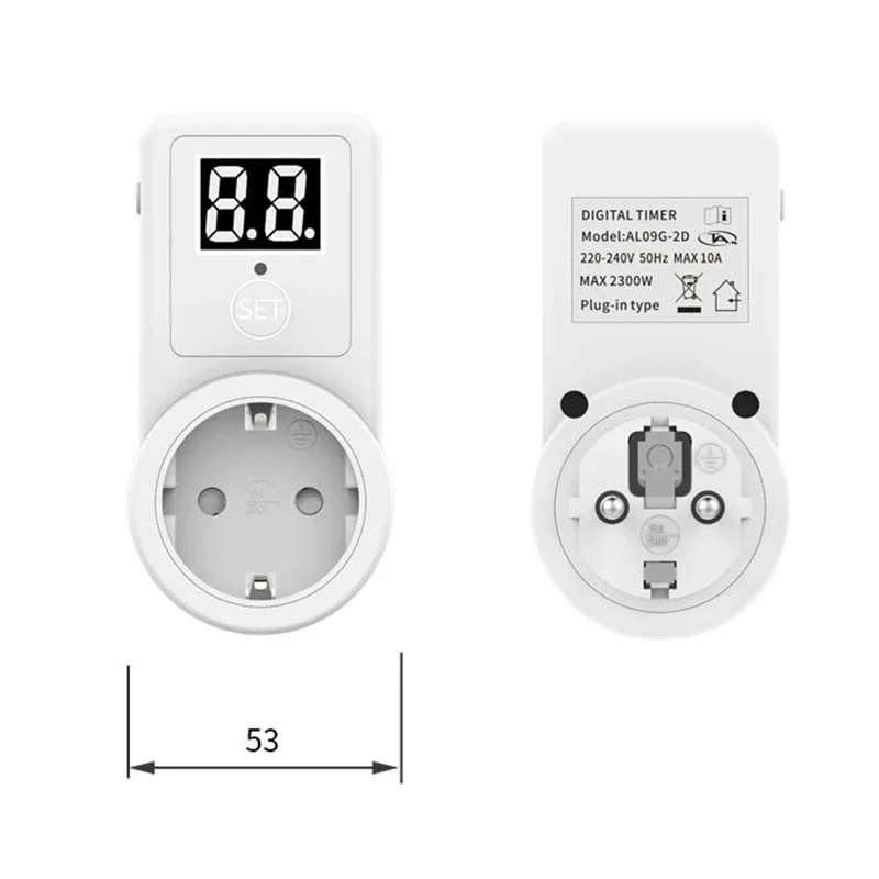 Digital Countdown Timer EU Plu - огляд і ціна Smart Socket With Timer Countdown