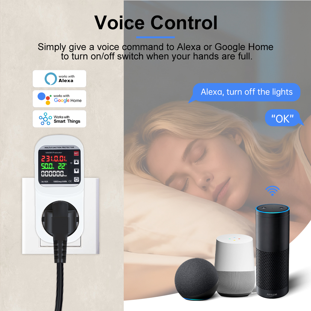 MANHOT Adjustable Voltage Prot - огляд і ціна Smart Plug Surge Protector