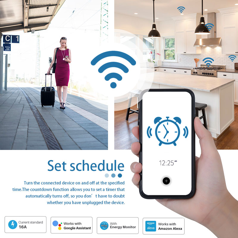Work With TUYA Smart Plug WiFi - огляд і ціна Smart Plug Energy Monitoring Wifi