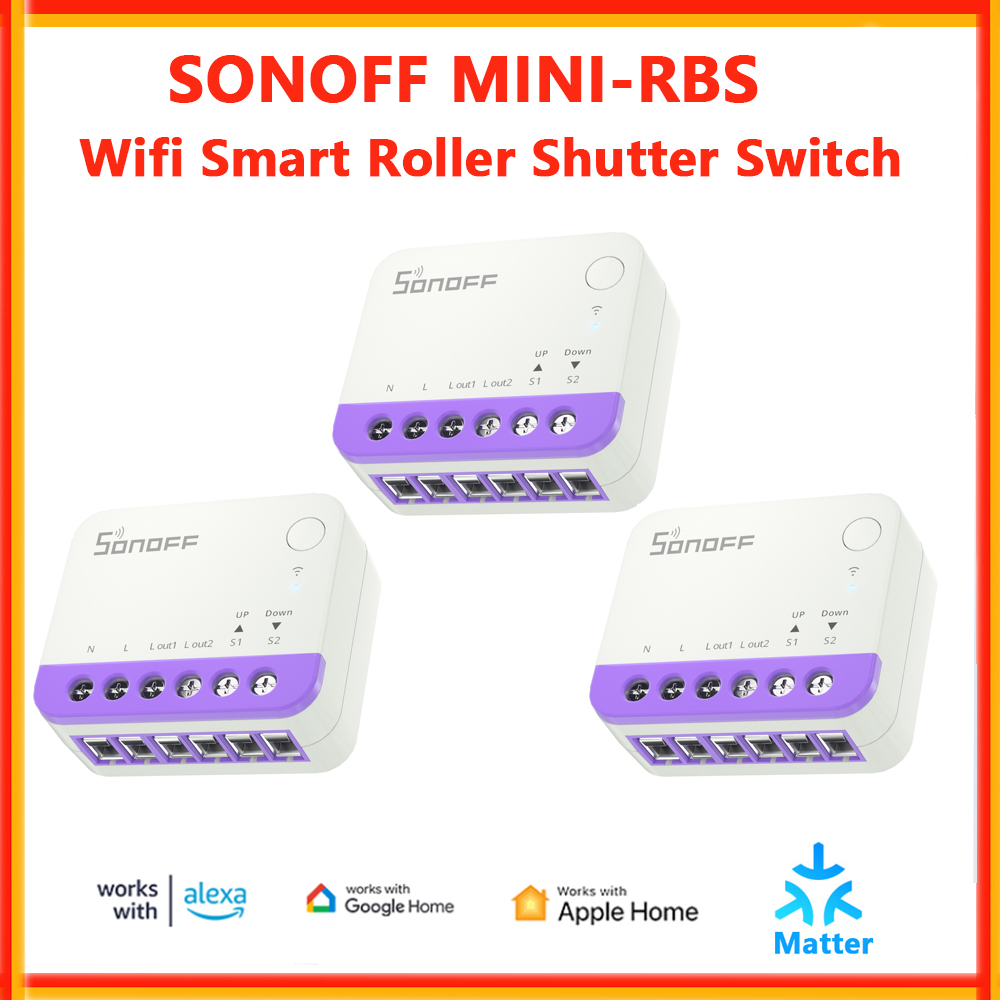 SONOFF MINI-RBS Smart Roller S - огляд і ціна Smart Plug Mini Alexa Google