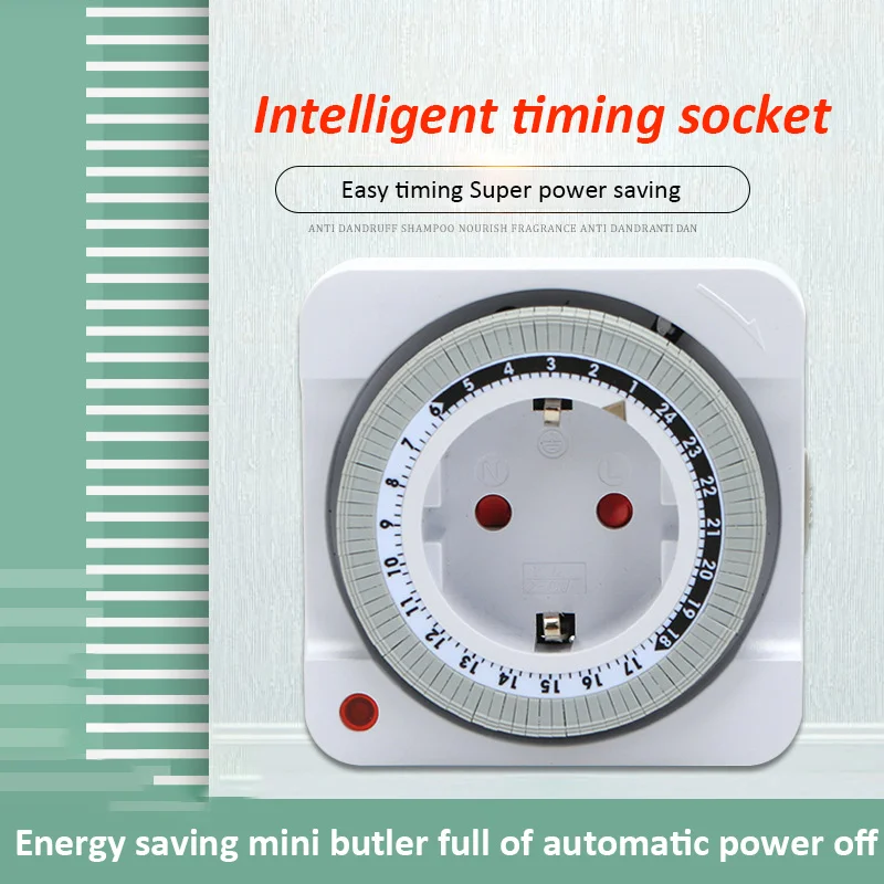 EU Plug 24 Hour Mechanical Tim - огляд і ціна Smart Socket With Timer Countdown