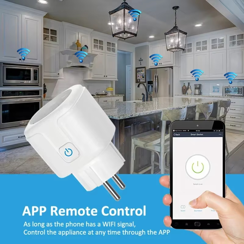 EU 16A/20A Smart Plug WiFi Soc - огляд і ціна Smart Socket 16A Tuya App