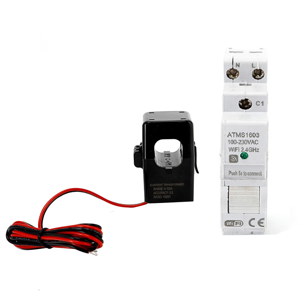 A72Z 1 PCS ATMS1603 Tuya Singl - огляд і ціна Energy Meter Din Rail Wifi