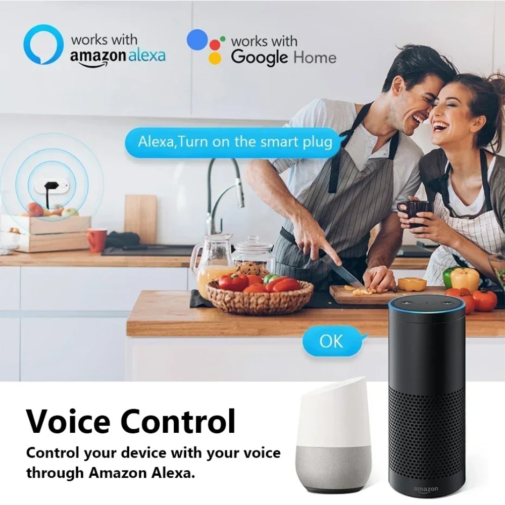 UNKAS Works with Tuya Brazil P - огляд і ціна Smart Plug Zigbee 16A
