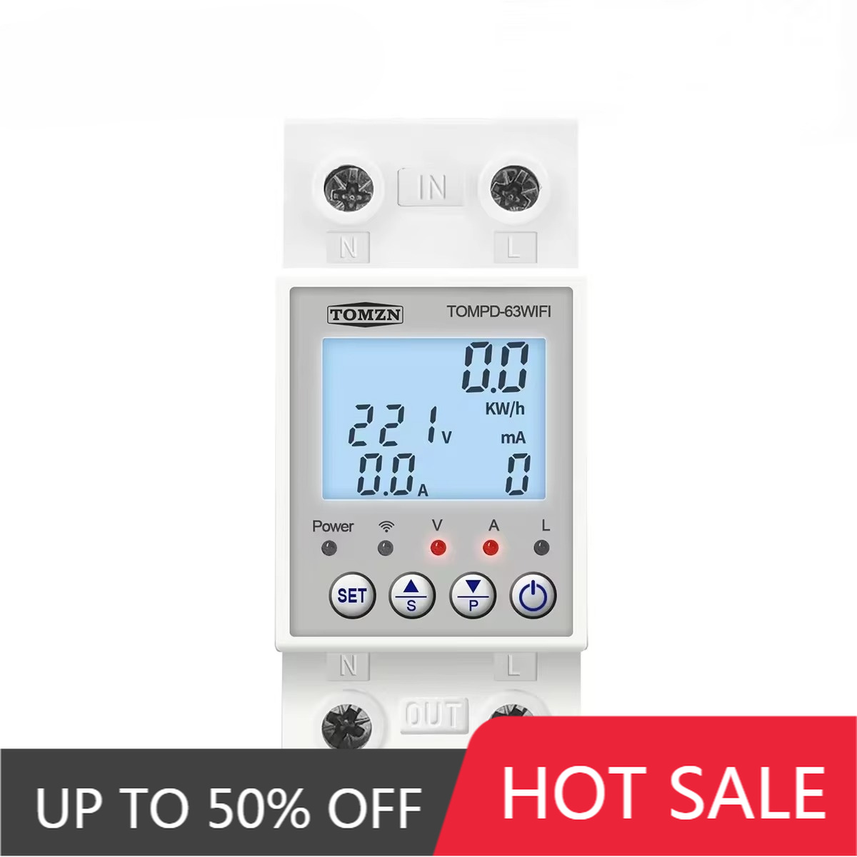 TUYA Smartlife Din Rail Smart  - огляд і ціна Energy Meter Din Rail Wifi