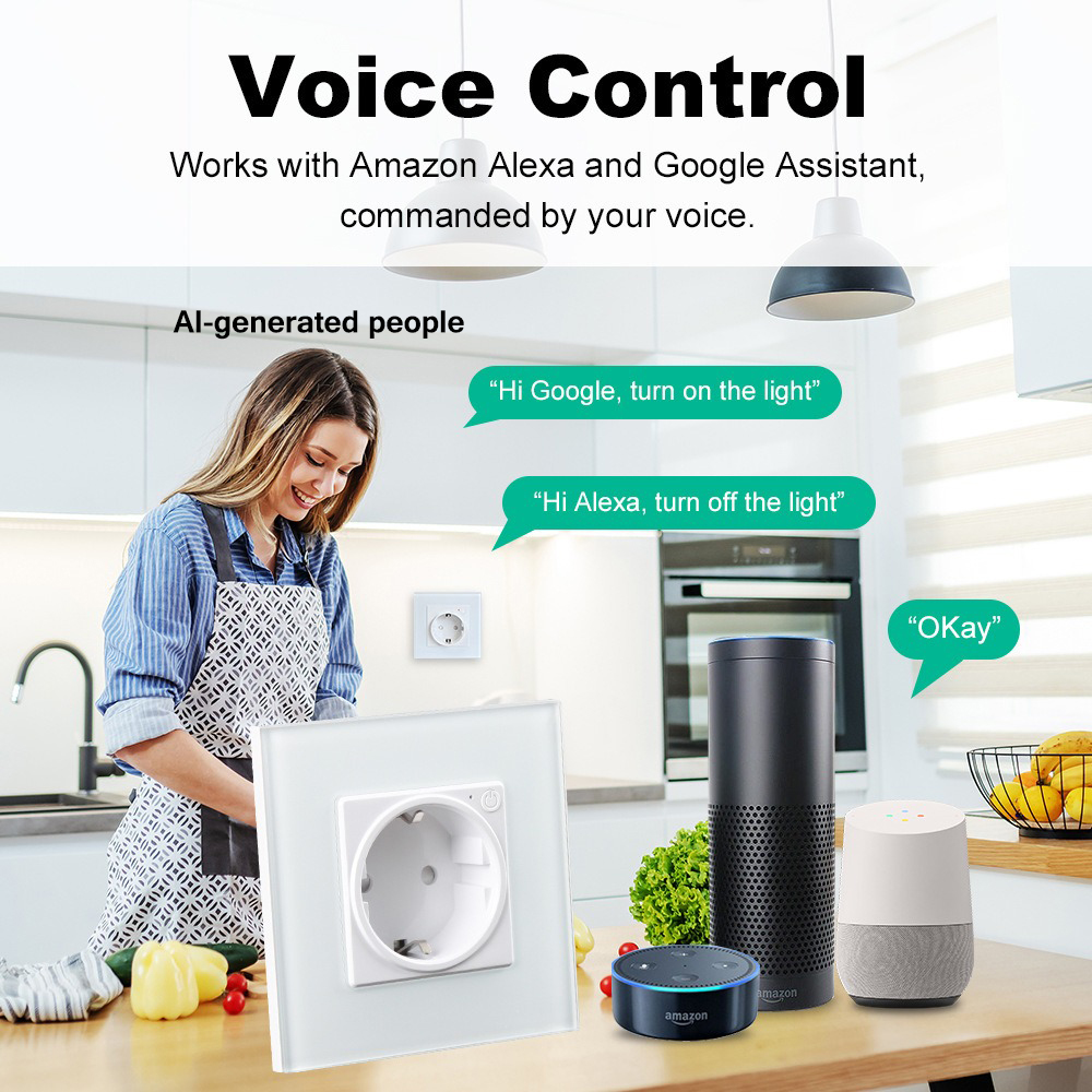 WiFi Smart Wall Socket 16A 200 - огляд і ціна Smart Socket 16A Tuya App