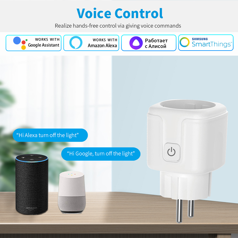 Tuya WiFi Smart Socket with Po - огляд і ціна Smart Socket 16A Tuya App
