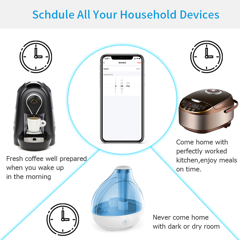 Tuya WiFi Smart Socket with Po - огляд і ціна Smart Socket 16A Tuya App