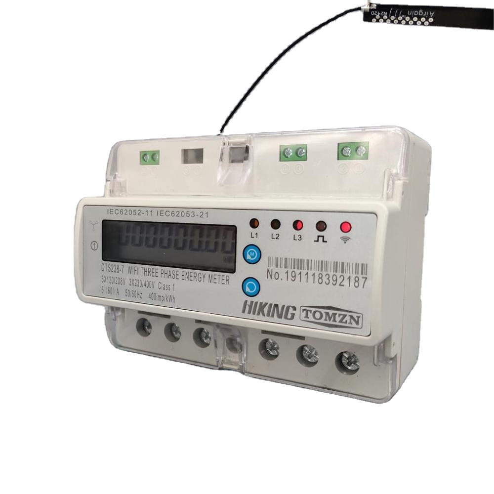 3 Phase 60A Remote Control Wif - огляд і ціна Energy Meter Din Rail Wifi