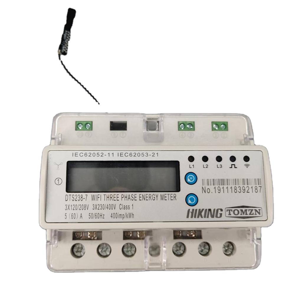 3 Phase 60A Remote Control Wif - огляд і ціна Energy Meter Din Rail Wifi