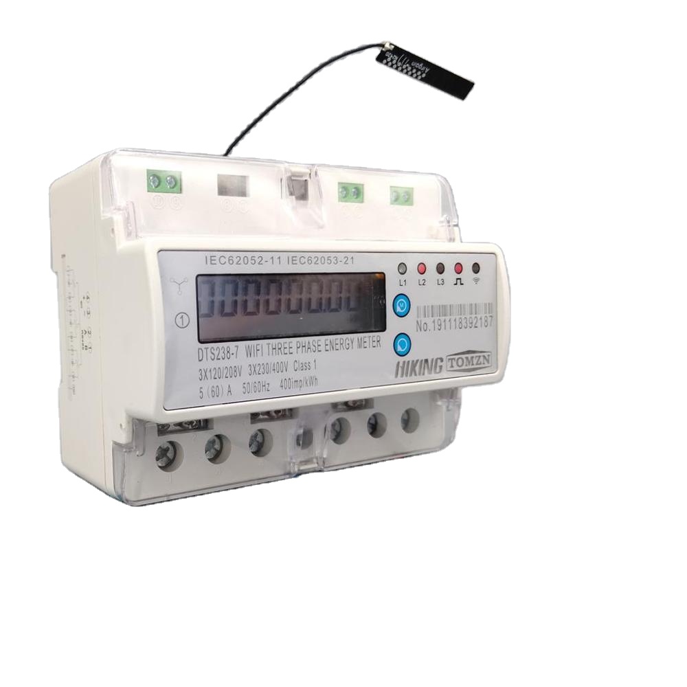 3 Phase 60A Remote Control Wif - огляд і ціна Energy Meter Din Rail Wifi