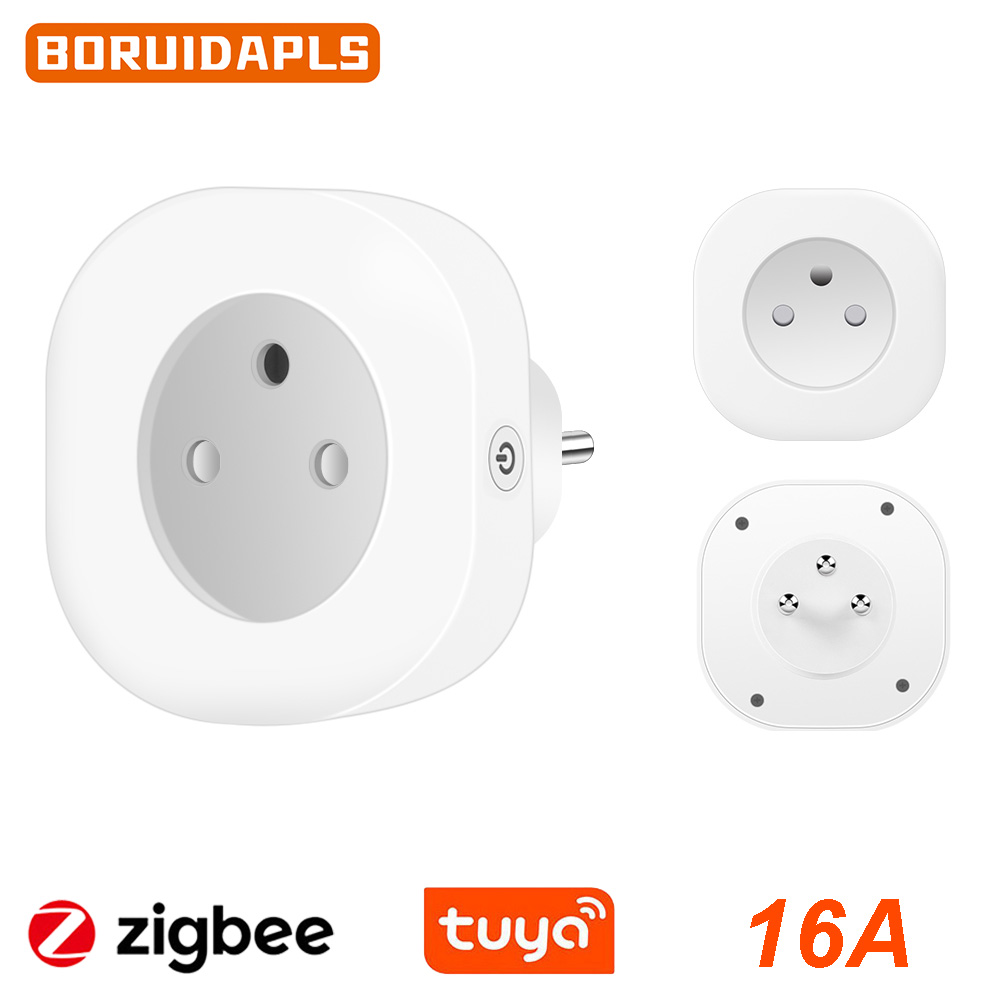 BORUIDAPLS Tuya Zigbee Smart S - огляд і ціна Smart Plug Zigbee 16A