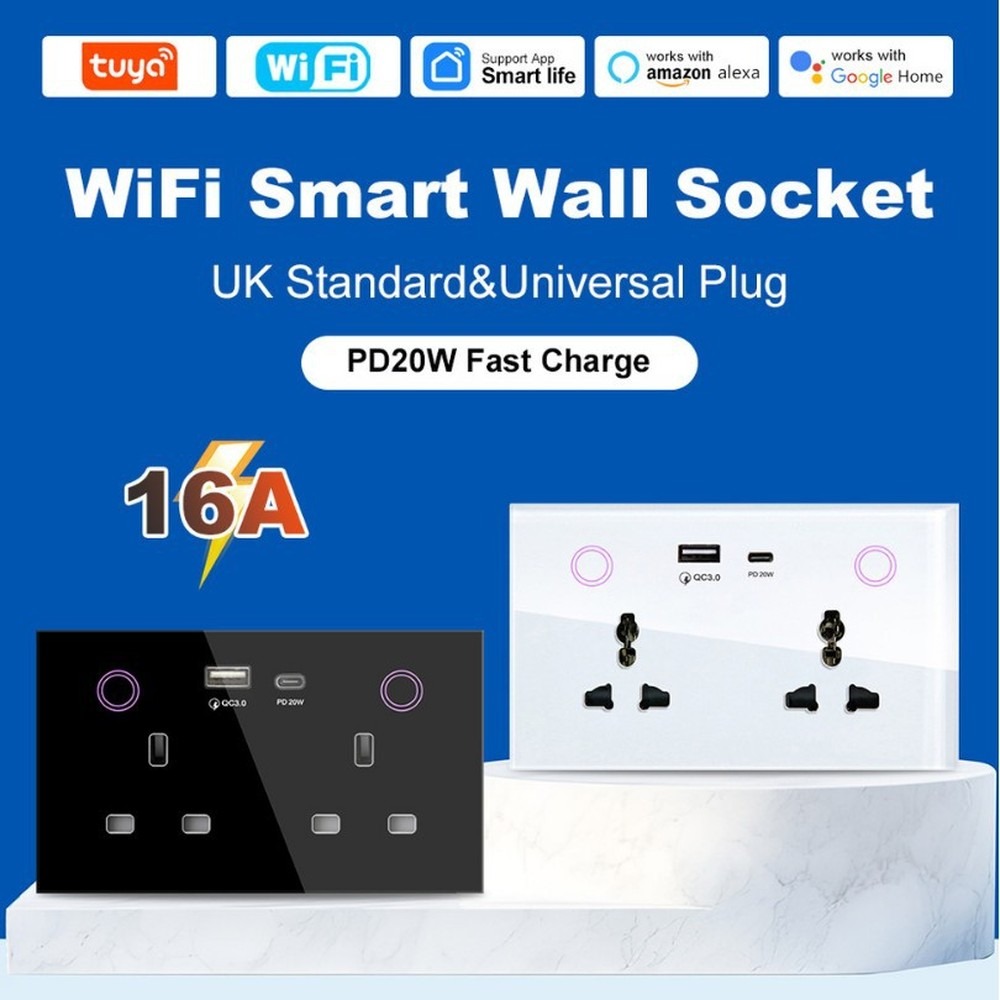 Tuya APP WiFi Smart Socket 147 - огляд і ціна Smart Socket 16A Tuya App