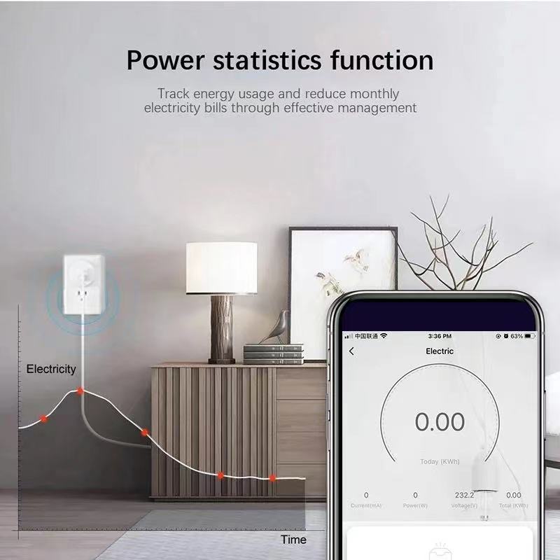 JSPTEC Smart Plug Zigbee WiFi  - огляд і ціна Smart Plug Energy Monitoring Wifi