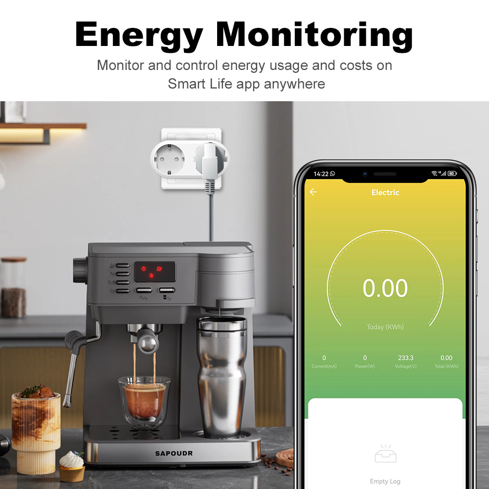 WiFi Smart Plug Dual Outlet 16 - огляд і ціна Smart Socket 16A Tuya App
