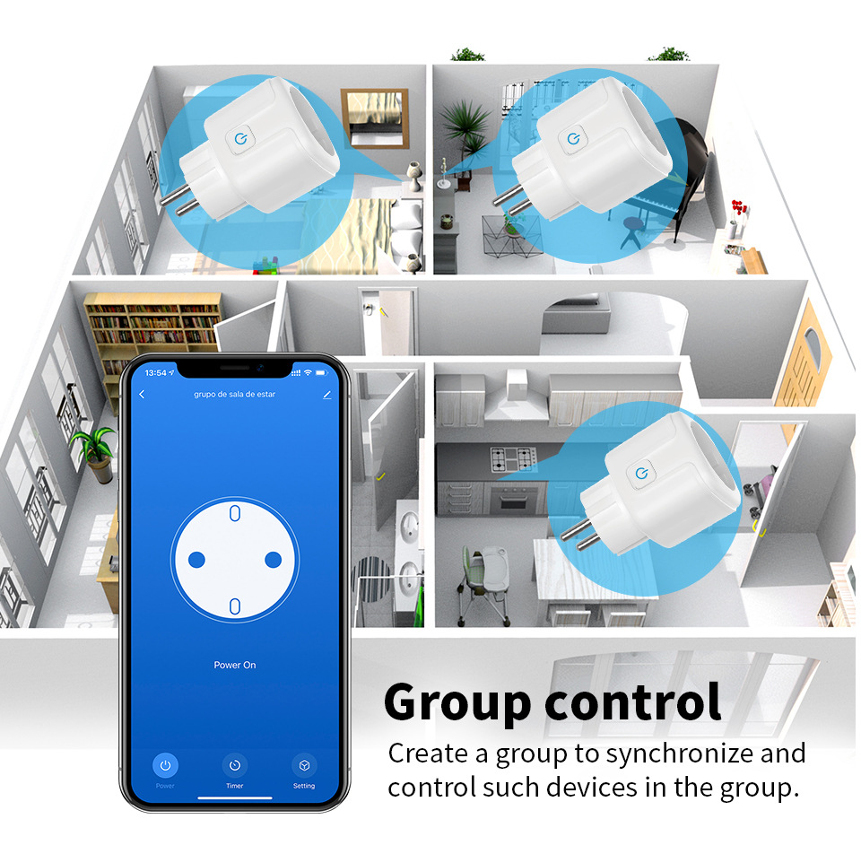 Tuya Zigbee3.0 Smart Socket Eu - огляд і ціна Smart Socket 16A Tuya App