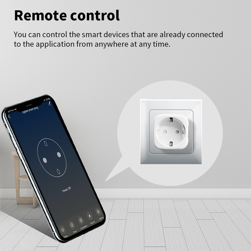 Tuya Zigbee3.0 Smart Socket Eu - огляд і ціна Smart Socket 16A Tuya App
