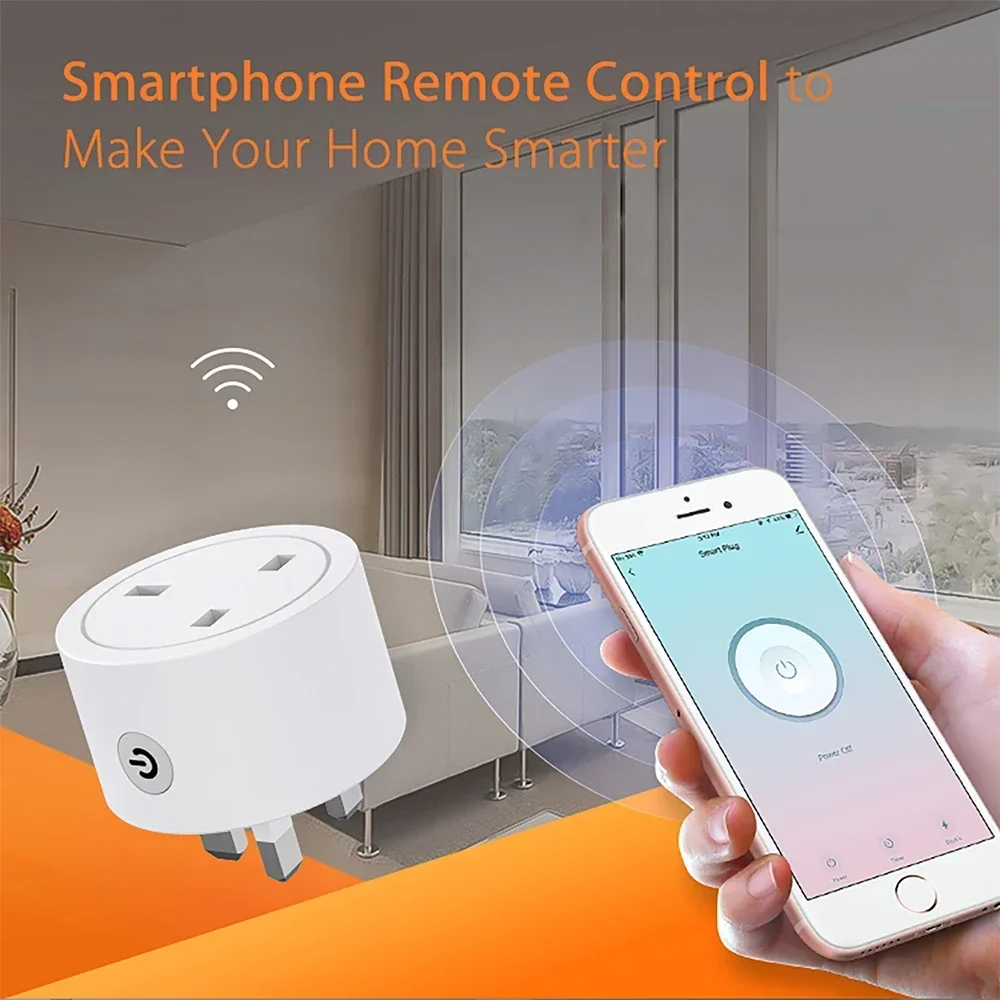 Zigbee Smart Plug 16A UK Socke - огляд і ціна Smart Socket 16A Tuya App