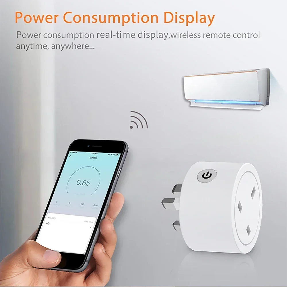 Zigbee Smart Plug 16A UK Socke - огляд і ціна Smart Socket 16A Tuya App