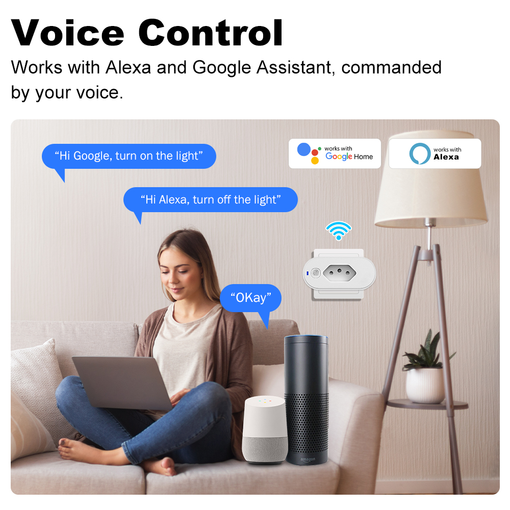 Brazil Wifi Smart Plug 16A  AP - огляд і ціна Smart Socket 16A Tuya App