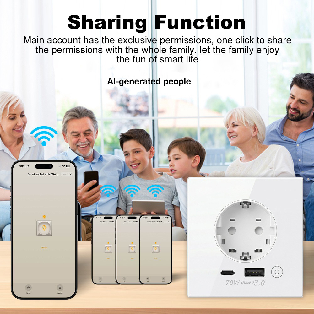 Tuya APP WiFi Smart Wall Socke - огляд і ціна Smart Socket 16A Tuya App
