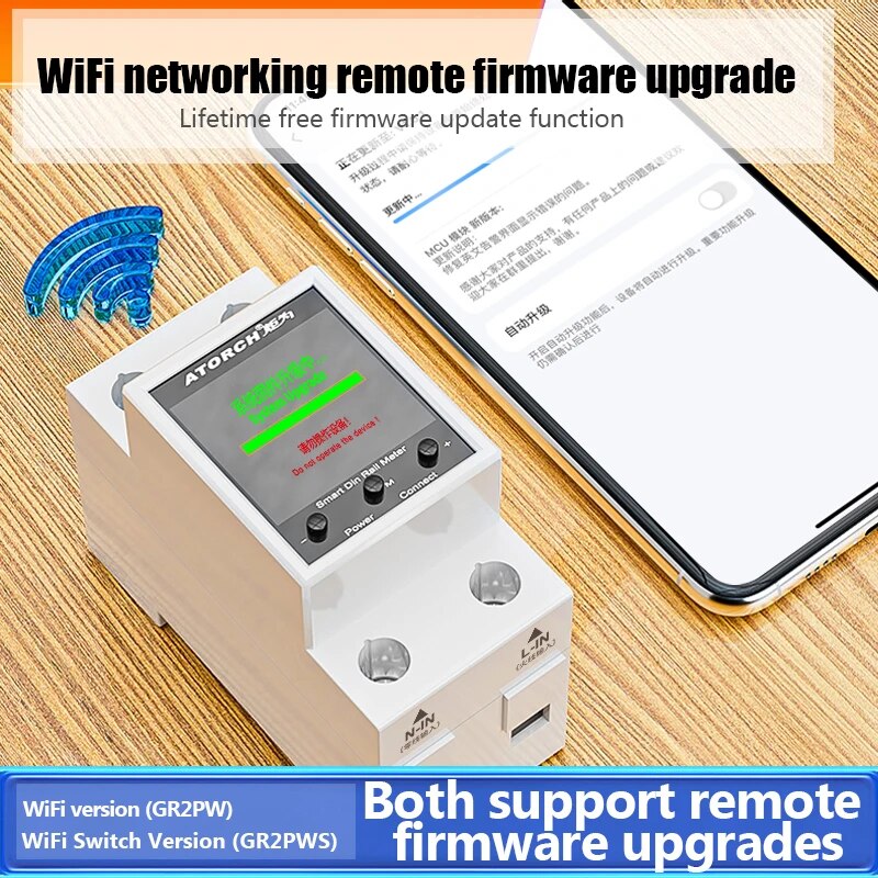 100A Tuya WiFi Din Rail Power  - огляд і ціна Energy Meter Din Rail Wifi