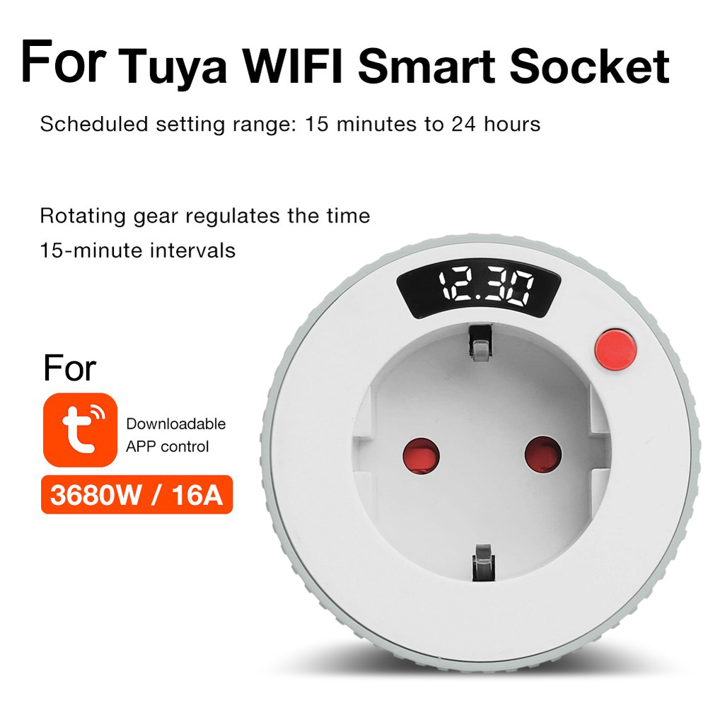 for Smart WiFi Timer Socket wi - огляд і ціна Smart Socket With Timer Countdown