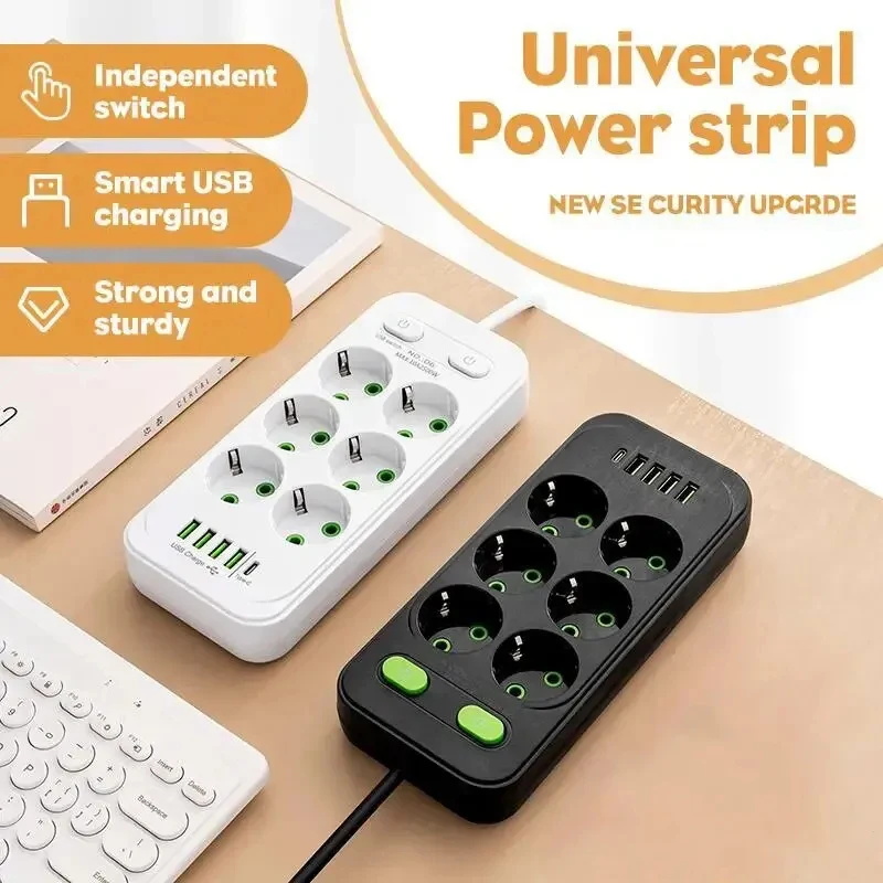 AC Outlet EU Plug Multitap Pow - огляд і ціна Smart Plug Surge Protector