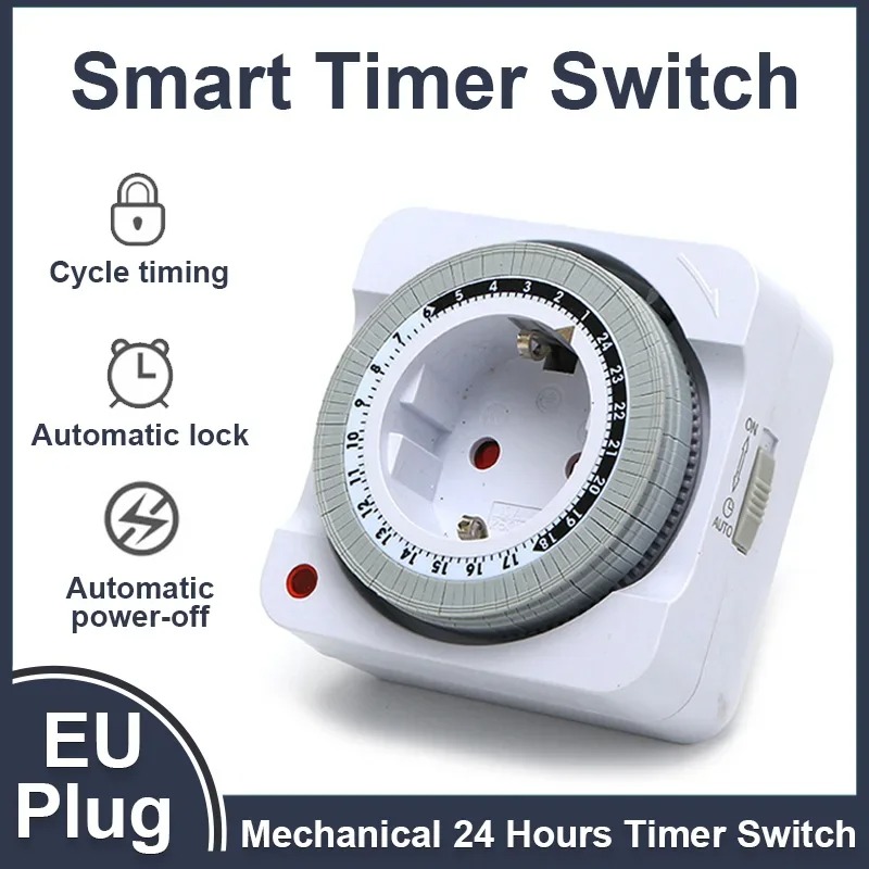 24 Hours Mechanical Cycle Time - огляд і ціна Smart Socket With Timer Countdown