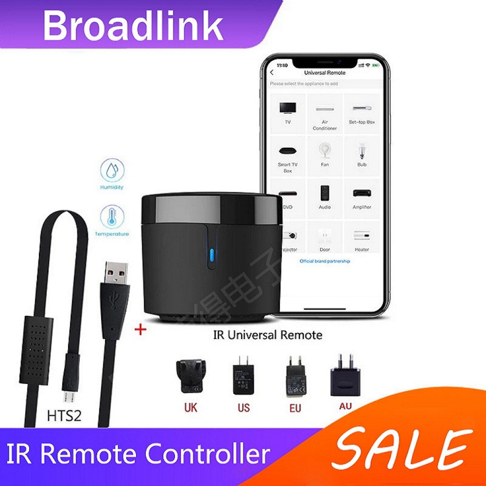 Broadlink RM4mini+HTS2 EU/UK/U - огляд і ціна Smart Plug Mini Alexa Google