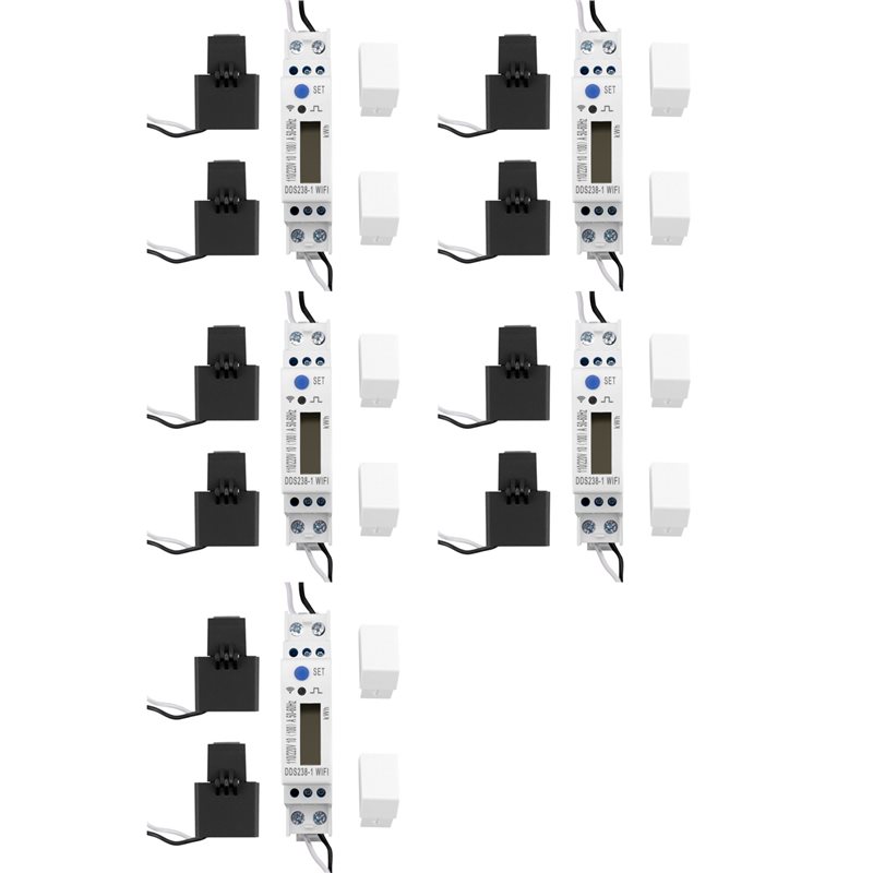 【NOW SAVE】5X 2Phase 3Wires 110 - огляд і ціна Energy Meter Din Rail Wifi