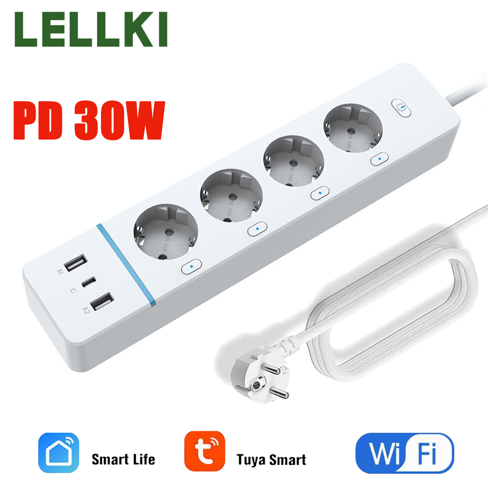 LELLKI WiFi Socket 2A1C PD30W  - огляд і ціна Smart Plug Matter Thread