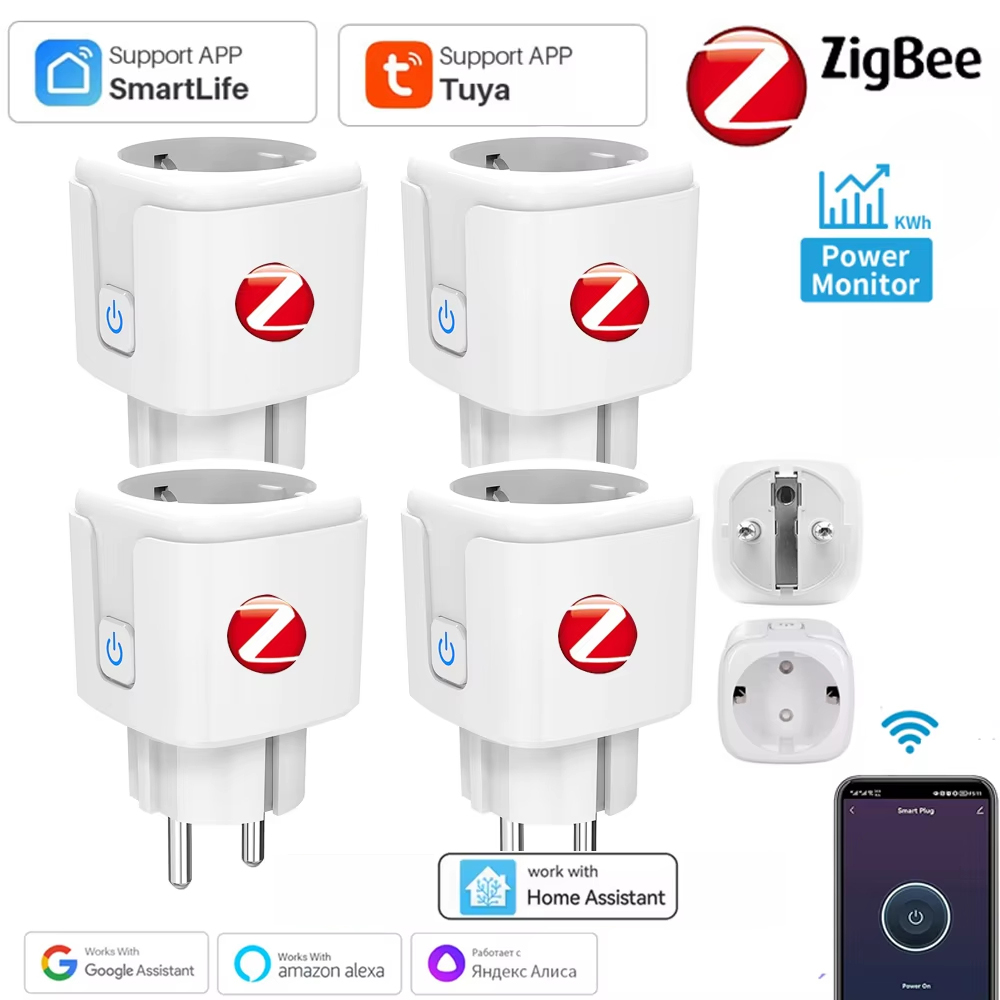 16A/20A Tuya ZigBee 3.0 Smart  - огляд і ціна Smart Plug Zigbee 16A