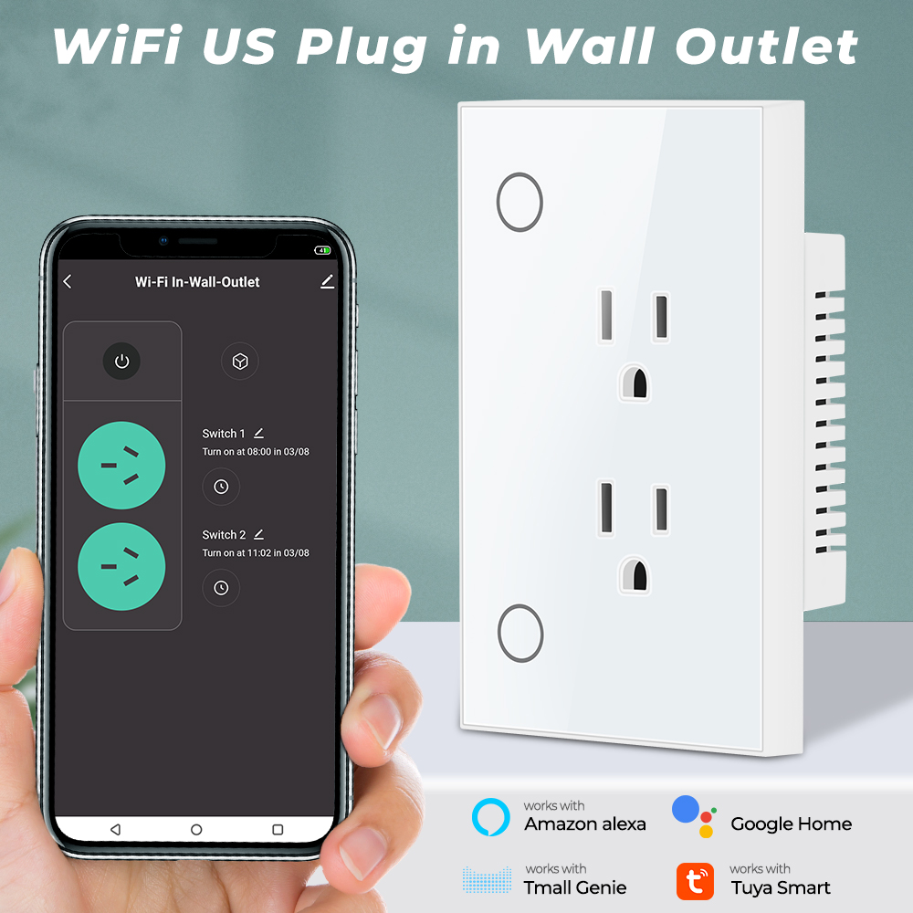 16A Tuya Wifi Socket Us Plug O - огляд і ціна Smart Socket 16A Tuya App