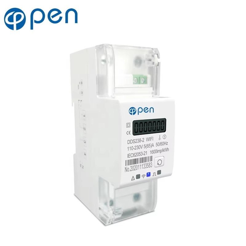 Single Phase WIFI Smart Energy - огляд і ціна Energy Meter Din Rail Wifi