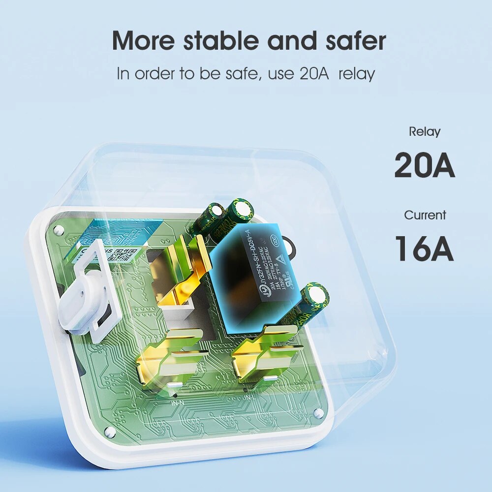Tuya Smart Home Wireless WIFI  - огляд і ціна Smart Plug Energy Monitoring Wifi