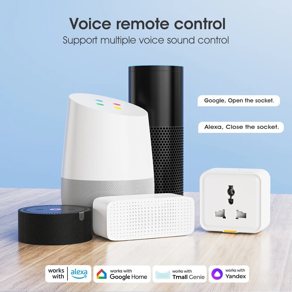 Tuya Smart Home Wireless WIFI  - огляд і ціна Smart Plug Energy Monitoring Wifi