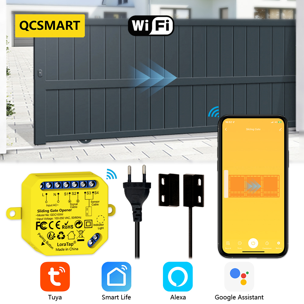 Tuya WiFi Sliding Gate Garage  - огляд і ціна Smart Plug Energy Monitoring Wifi