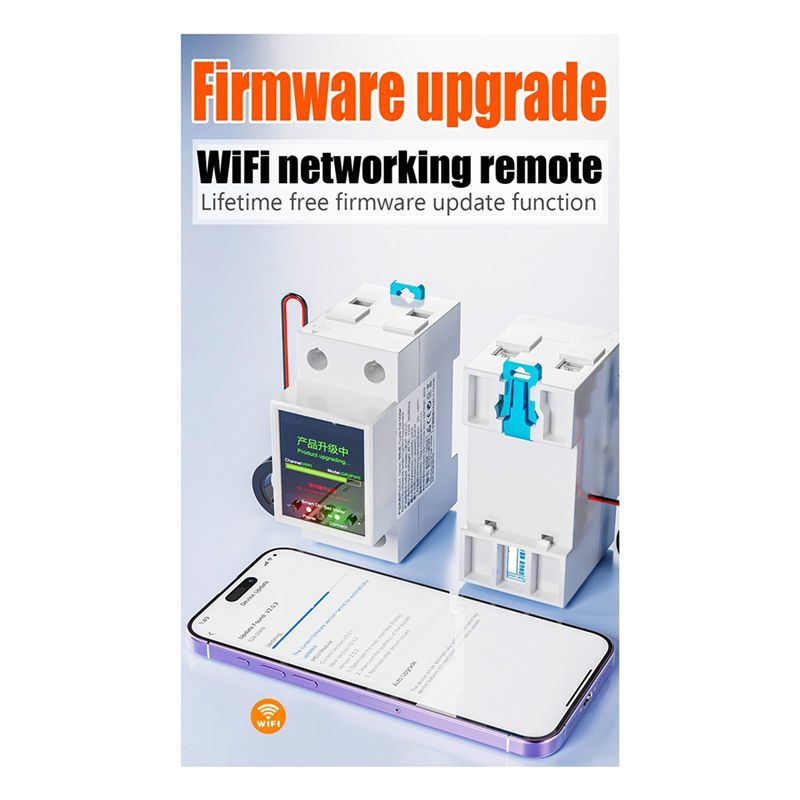 ABQU 100A Tuya WiFi Smart Din  - огляд і ціна Energy Meter Din Rail Wifi
